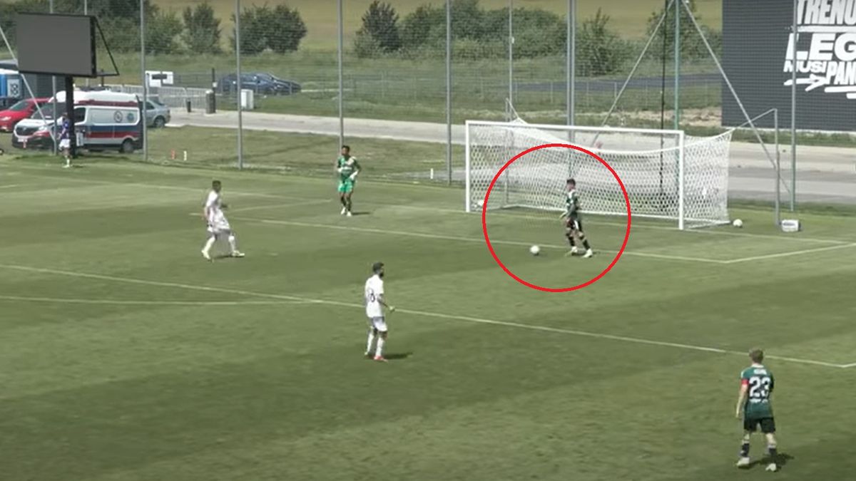 YouTube / Legia Warszawa / Na zdjęciu: Bramka ze sparingu Wisła - Legia