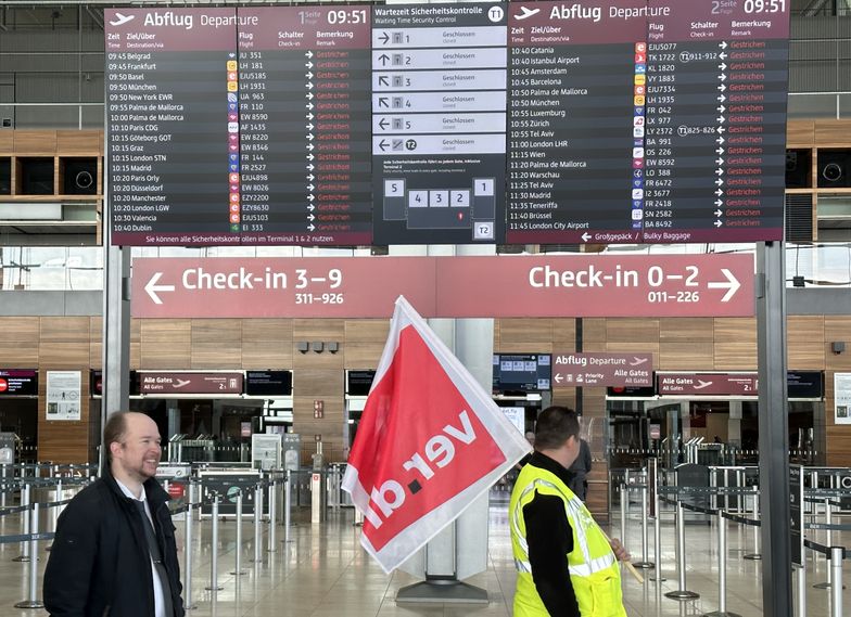 Niespodziewany strajk na lotnisku w Hamburgu. Paraliż w ruchu lotniczym