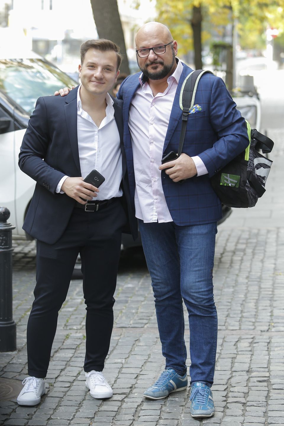 Piotr Gąsowski z synem