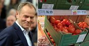 Donald Tusk porównał ceny z 2023 r. i 2015 r. "Moja cena cebuli to była złotówka za kg"