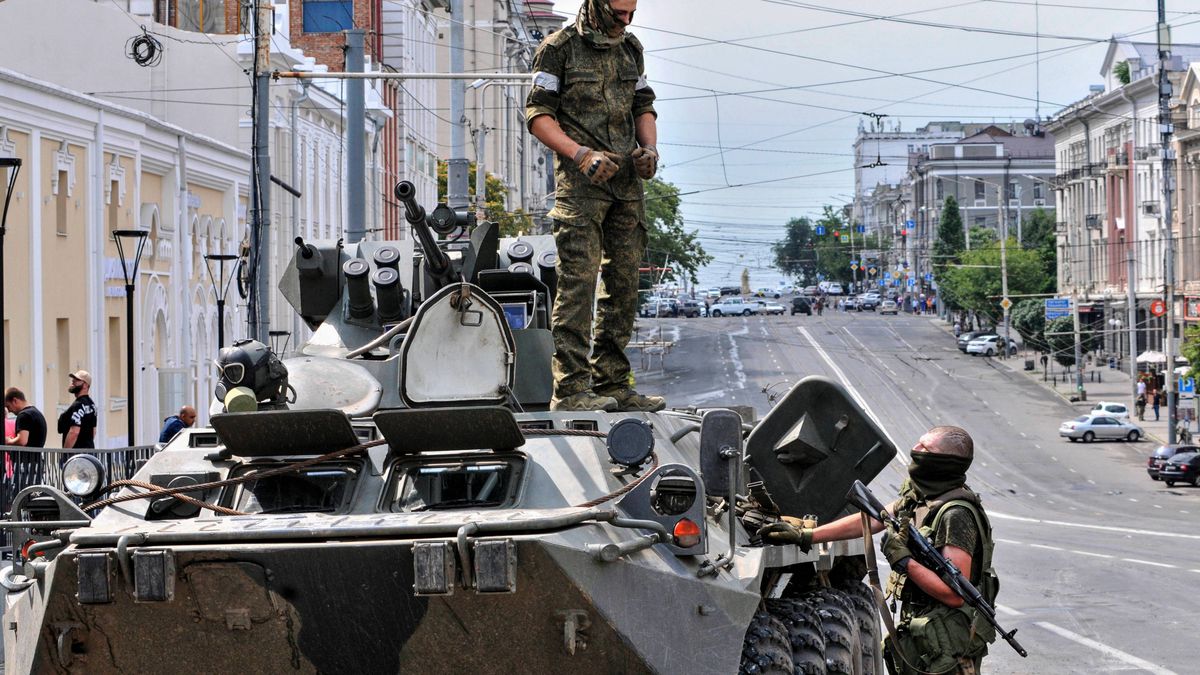 Bunt Jewgienija Prigożyna. Najemnicy z Grupy Wagnera na ulicach Rostowa nad Donem, 24 czerwca 2023 roku