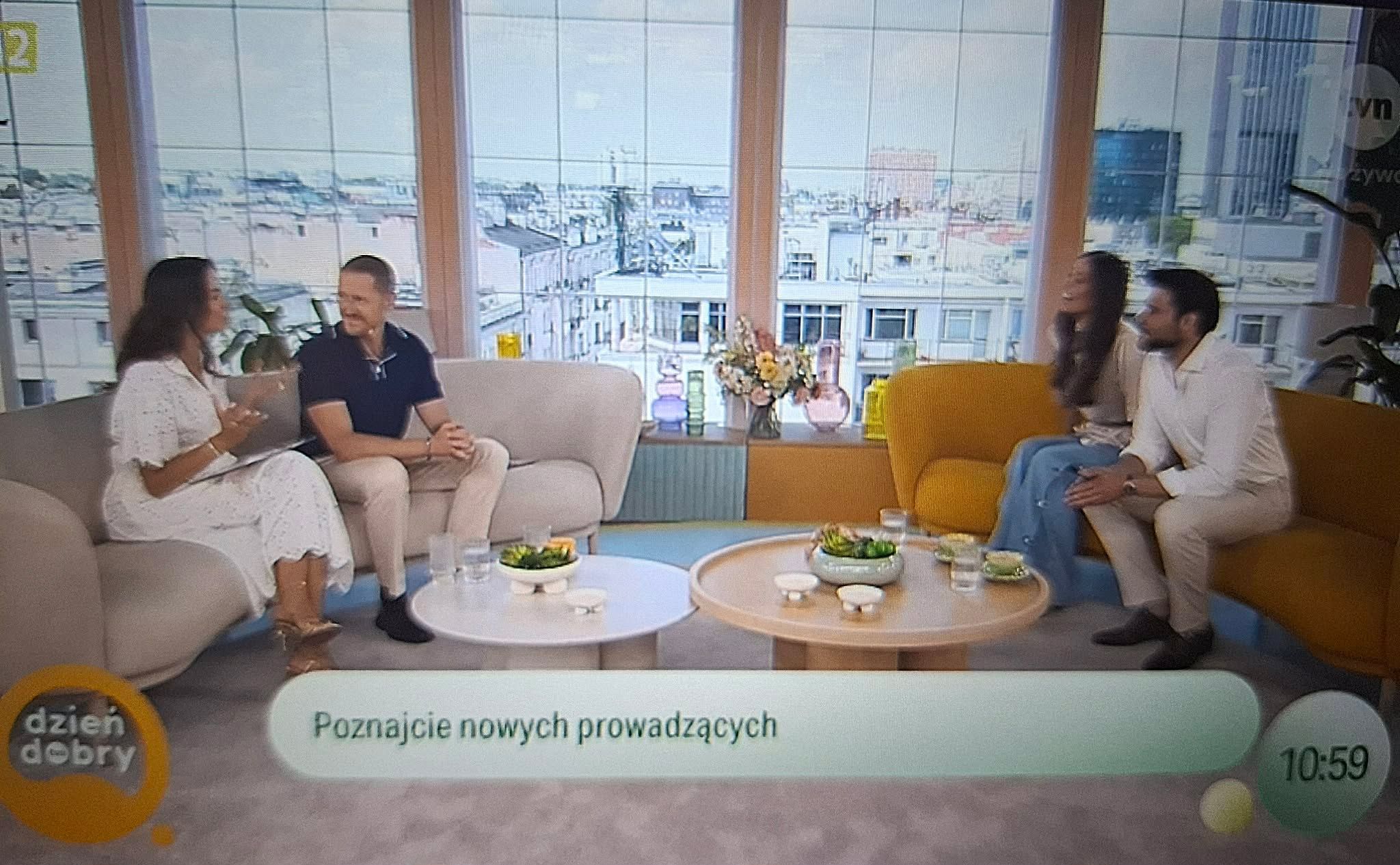 Izabella Krzan i Jan Pirowski w "Dzień Dobry TVN"
