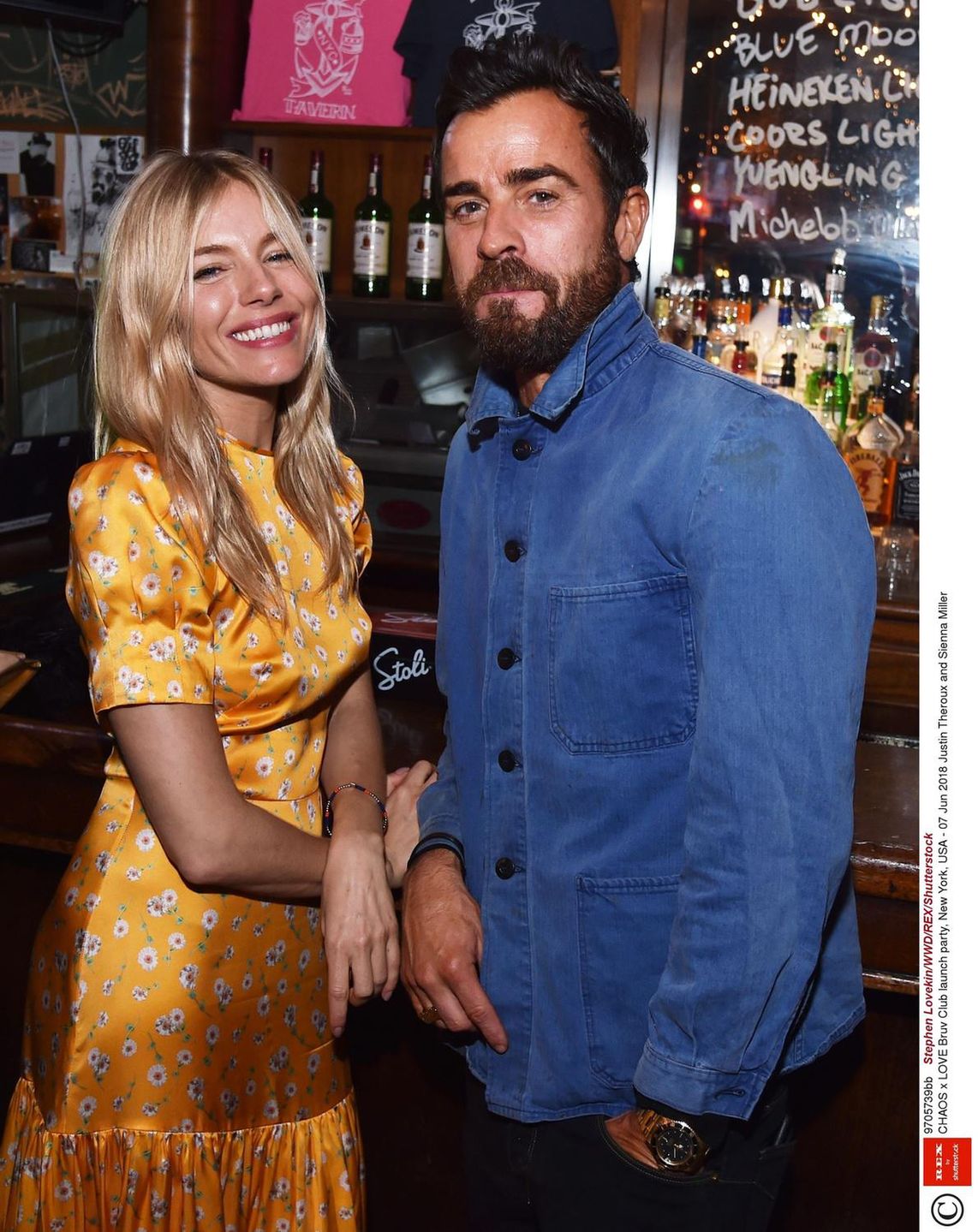 Justin Theroux i Sienna Miller razem na imprezie