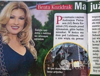 Beata Kozidrak zamieszkała w nowym domu