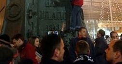 Demonstracja przeciwko aresztowaniu Gotoviny