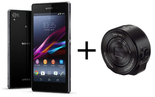 Sony Xperia Z1 i Sony Smart-Shot DSC-QX10