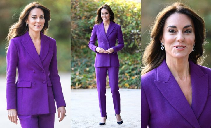 Kate Middleton w stylizacji za 18 TYSIĘCY odwiedza muzeum. W jej uszach błyszczały szafirowe kolczyki po księżnej Dianie (ZDJĘCIA)