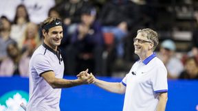 Roger Federer zagrał z Billem Gatesem dla dzieci