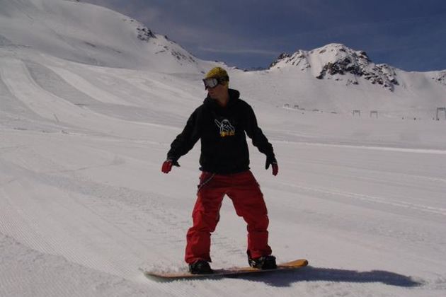Snowboard - pozycja podstawowa