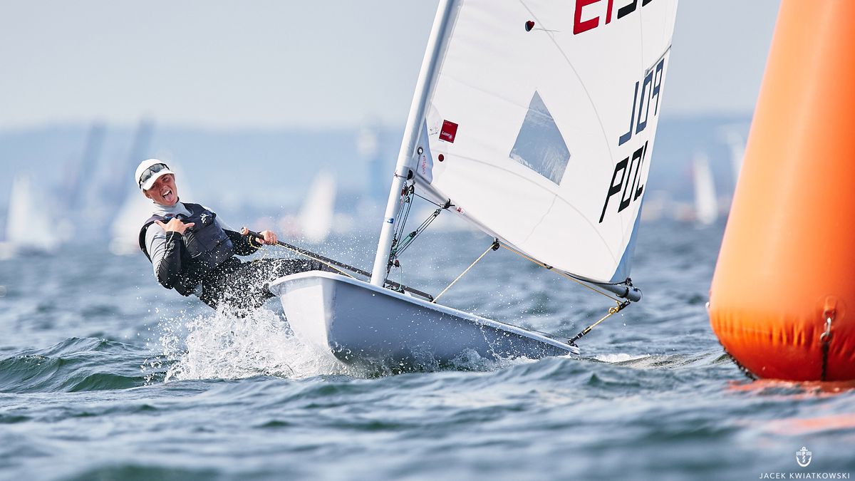 Materiały prasowe / Jacek Kwiatkowski / Na zdjęciu: Wiktoria Gołębiowska na jachcie klasy Laser Radial