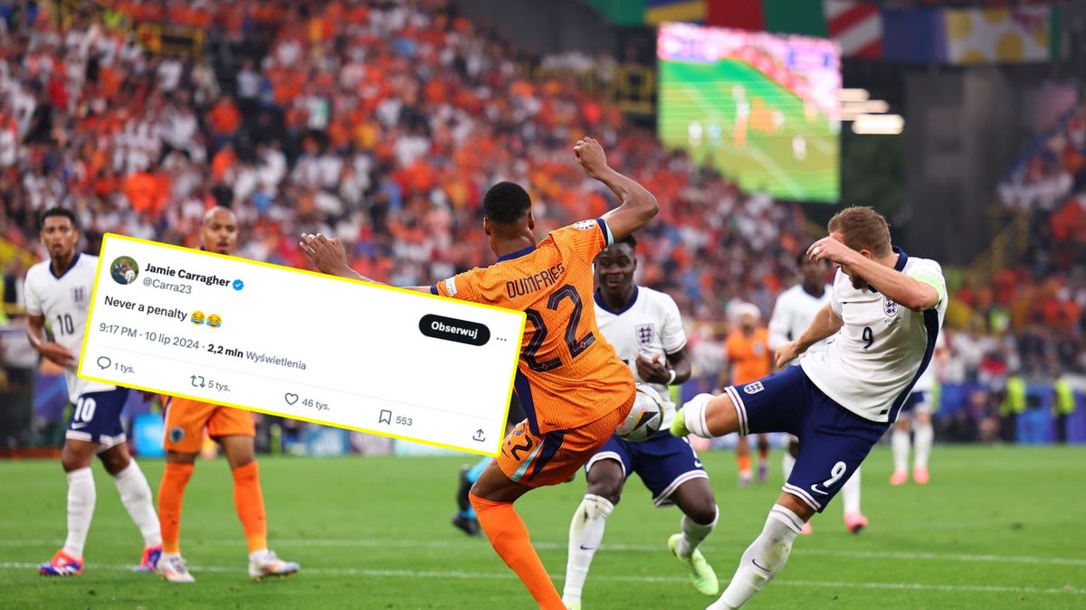 Getty Images / Robbie Jay Barratt / Na zdjęciu: Harry Kane blokowany przez Denzela Dumfriesa