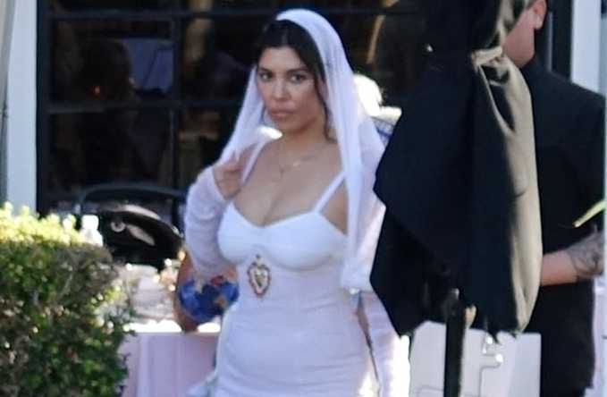 Tak wyglądali w dniu ślubu Kourtney Kardashian i Travis Barker