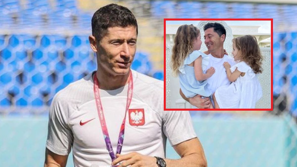 Zdjęcie okładkowe artykułu: Instagram / instagram.com/_rl9 / Robert Lewandowski/Na małym zdjęciu: piłkarz z córkami