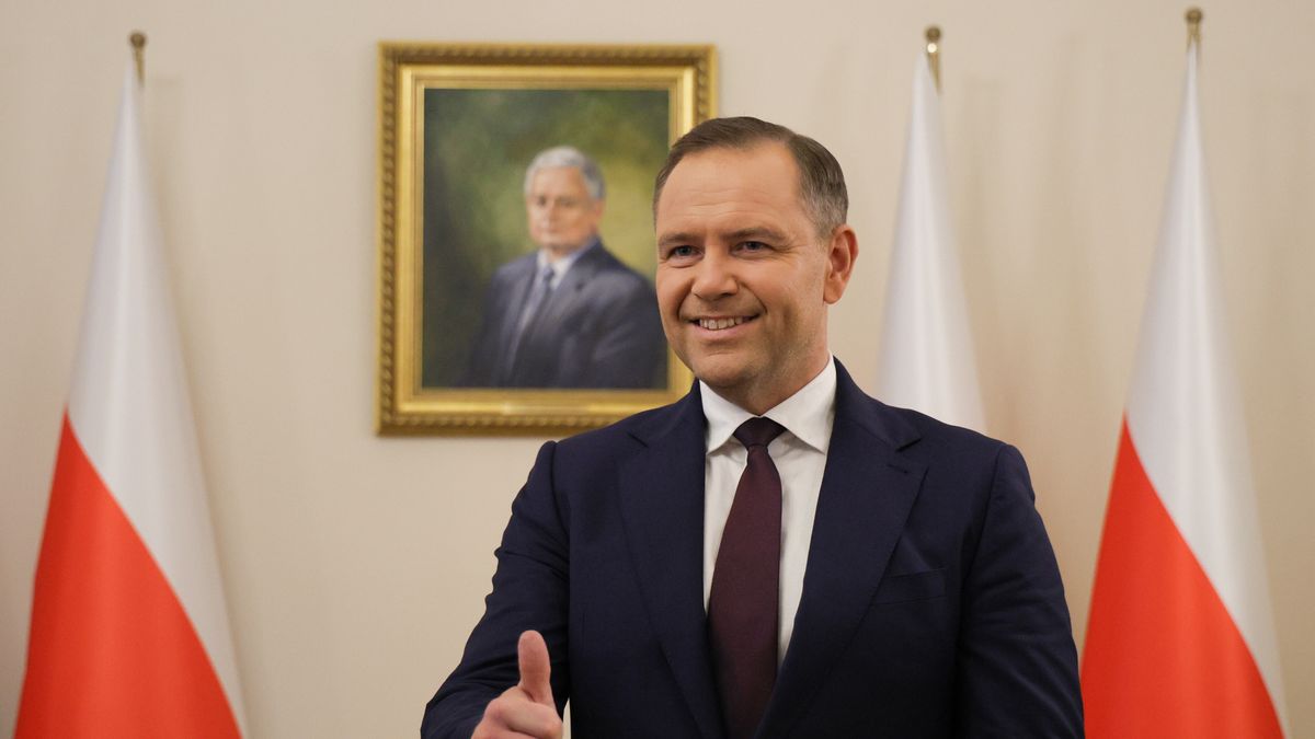 Warszawa, 03.06.2025. Prezydent elekt Karol Nawrocki na spotkaniu z prezydentem RP Andrzejem Dudą w Pałacu Prezydenckim w Warszawie, 3 bm. (aldg) PAP/Paweł Supernak