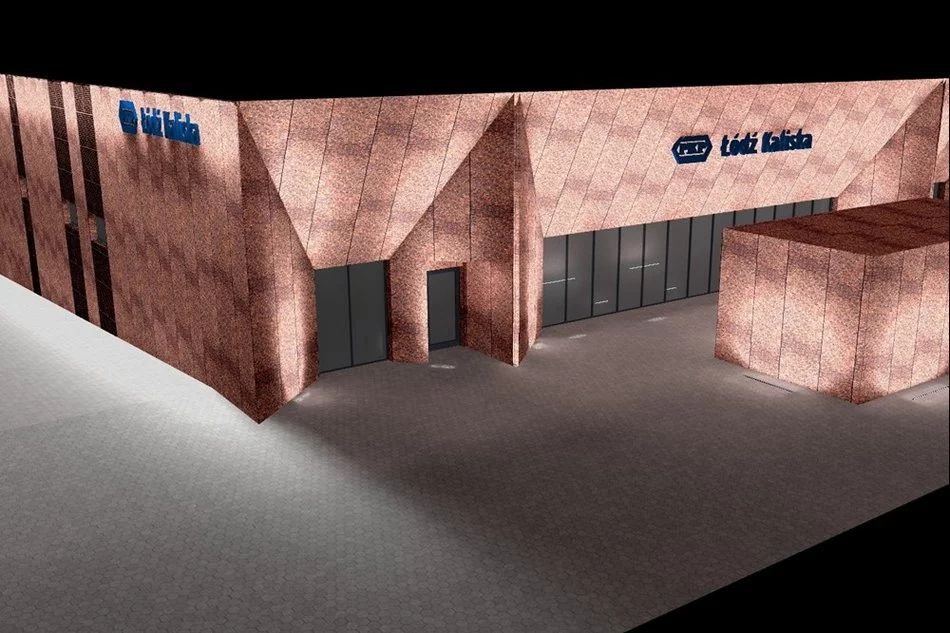 Projekt nowego dworca Łódź Kaliska