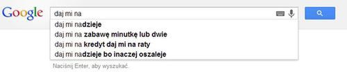 Wiersze z Google, czyli (prawie) cała prawda o Polakach. Twórzcie razem z nami! 11