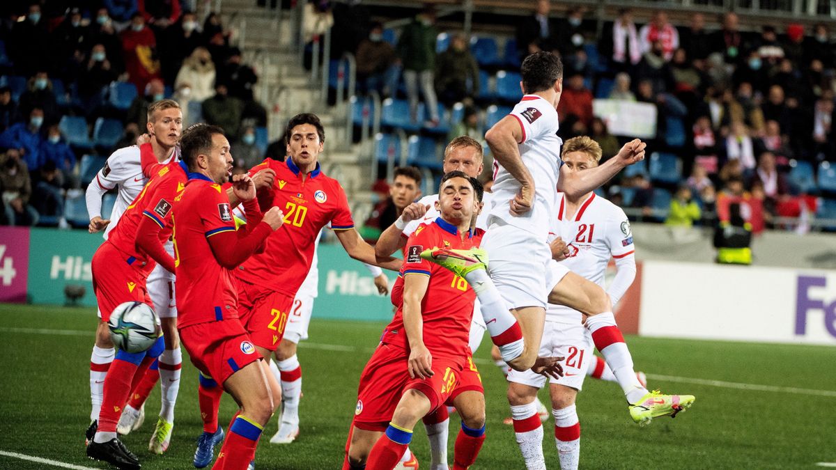 PAP / Andrzej Lange / Na zdjęciu: mecz Andora - Polska