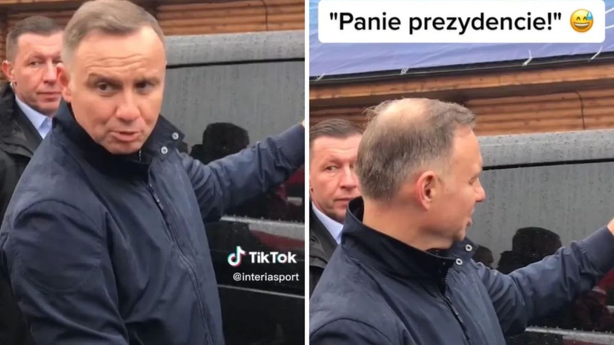 Zdjęcie okładkowe artykułu: Materiały prasowe / TikTok/Interia Sport / Prezydent Andrzej Duda był instruowany w sprawie selfie