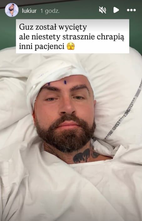 Łukasz Urbański po operacji guza mózgu