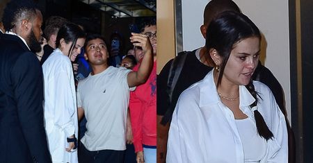 Selena Gomez BEZ GRAMA MAKIJAŻU na twarzy opuszcza hotel po imprezowej nocy (ZDJĘCIA)