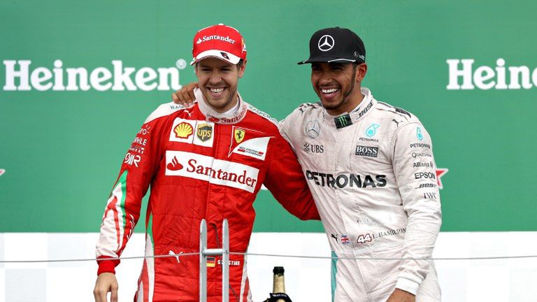 Sebastian Vettel i Lewis Hamilton