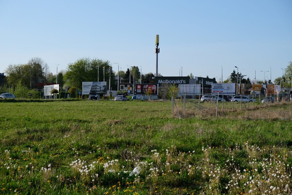 Działka przy ul. Gęsiej, na której stanie Lidl