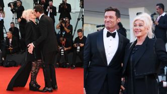Hugh Jackman całuje starszą o 13 lat żonę podczas premiery na Festiwalu Filmowym w Wenecji (ZDJĘCIA)