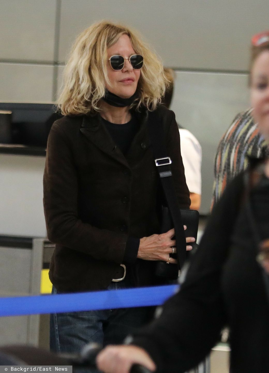 Meg Ryan na lotnisku w Los Angeles