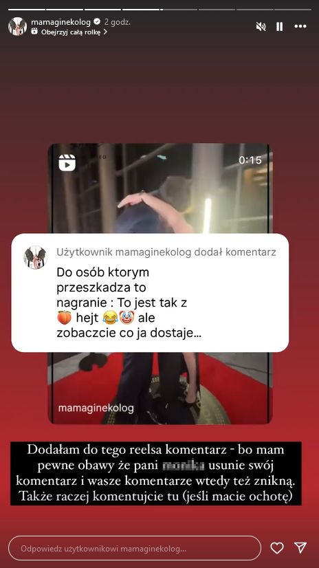 Mama Ginekolog reaguje na krytyczne komentarze pod wideo z mężem