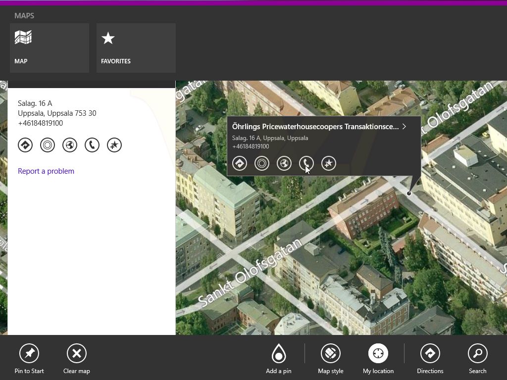 Mapy Binga zintegrowane z nową odmianą Windows 8.1