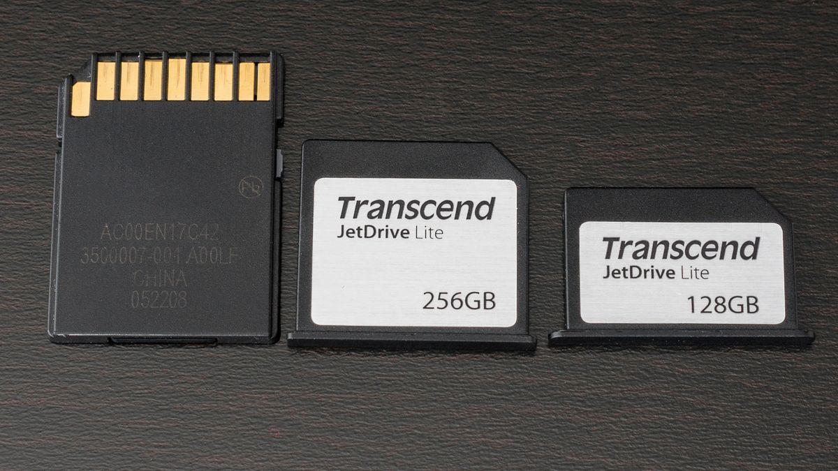 Transcend JetDrive Lite – karty pamięci tylko dla MacBooków 1