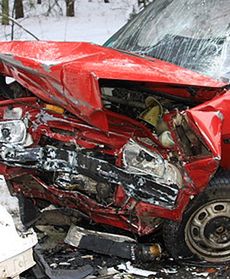 Czołówka na drodze