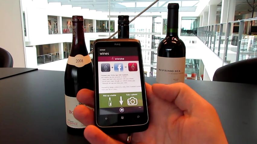 Vivino - aplikacja dla WP7 rozpoznająca wina na podstawie zdjęcia