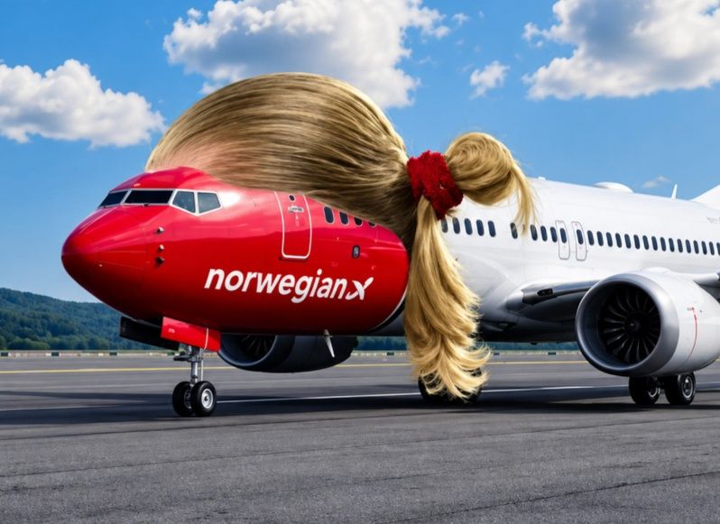 Już usunięty post norweskich linii lotniczych