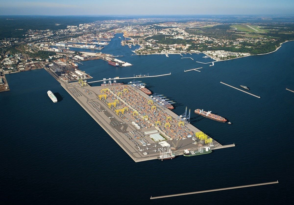 Planowany terminal Portu Zewnętrznego (Fot. Port Gdynia)