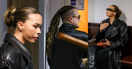 Tak wyglądała ROZPRAWA ROZWODOWA Sandry Kubickiej i Barona: skórzane stylizacje, nietęgie miny, prywatna ochrona (ZDJĘCIA)