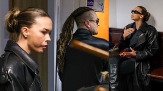 Tak wyglądała ROZPRAWA ROZWODOWA Sandry Kubickiej i Barona: skórzane stylizacje, nietęgie miny, prywatna ochrona (ZDJĘCIA)
