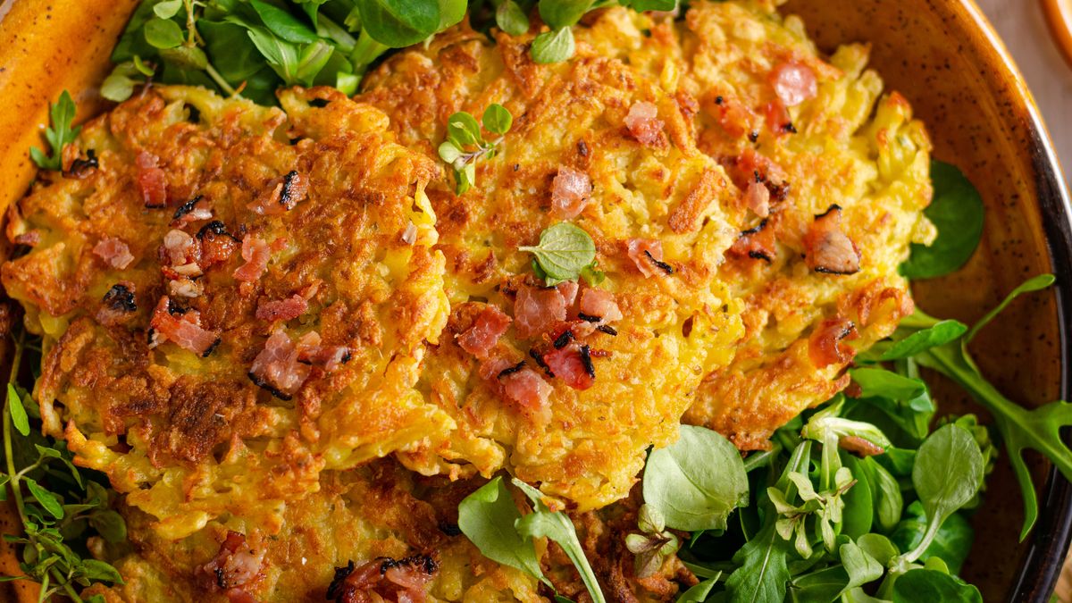 Placki z zielonym dodatkiem wyglądają i smakują doskonale