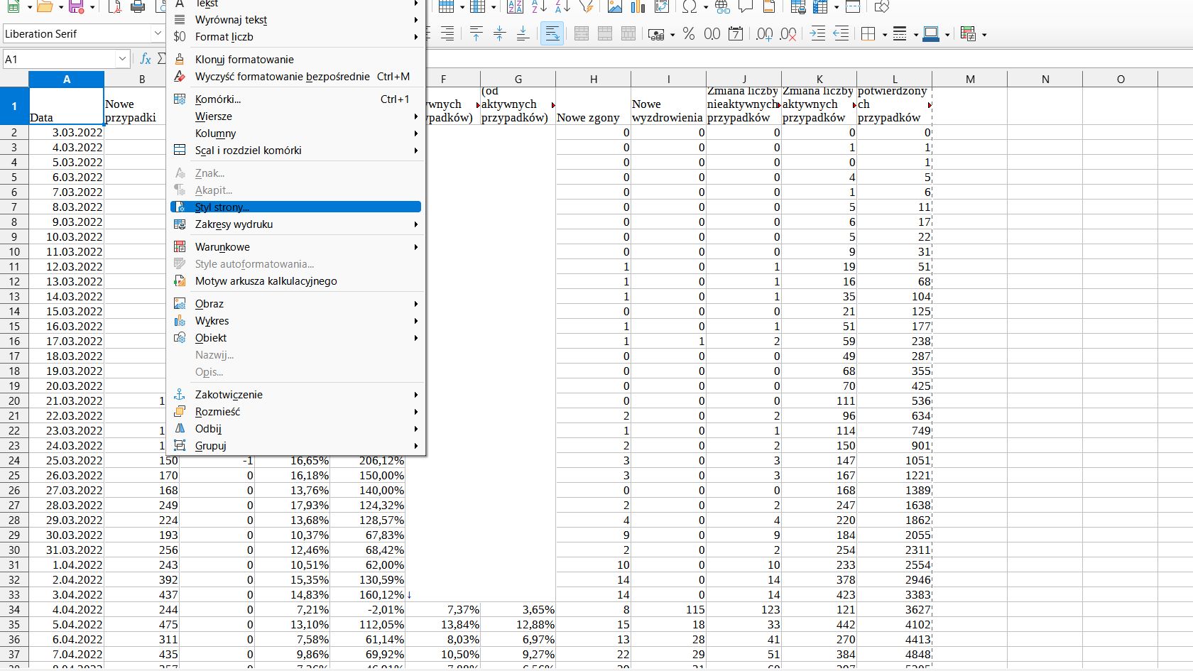 Drukowanie arkusza na jednej stronie.