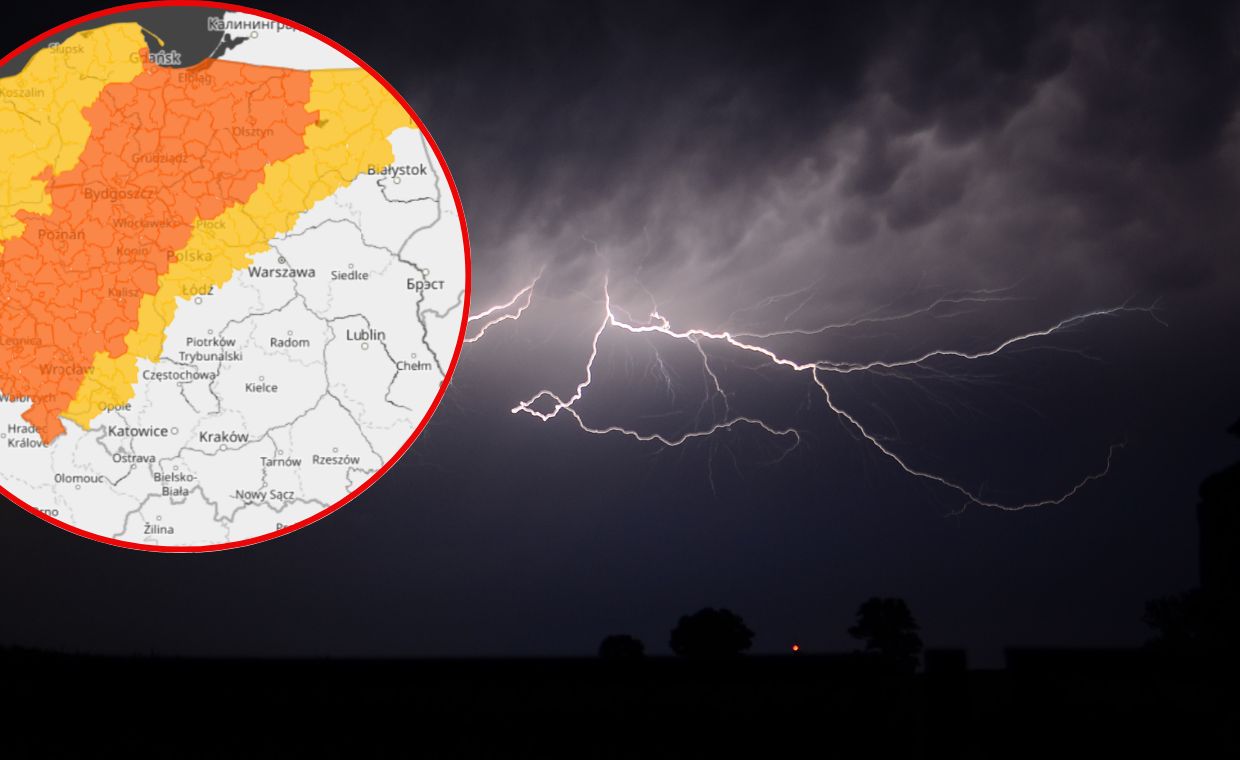 IMGW wydało ostrzeżenia przed burzami w środę 4 czerwca