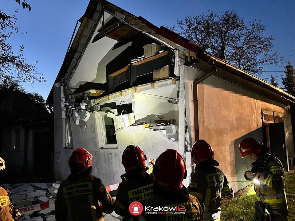 lokalne, szambo, eksplozja Eksplozja pod Krakowem. Szambo zniszczyło dom