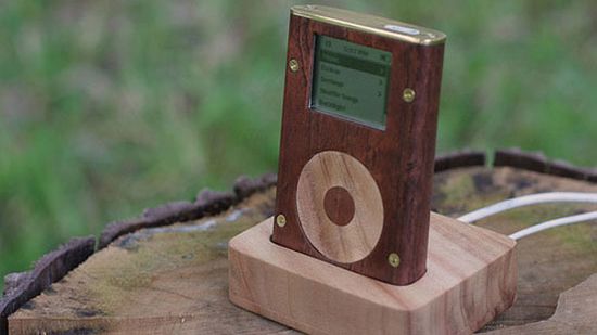 Drewniany iPod mini 1