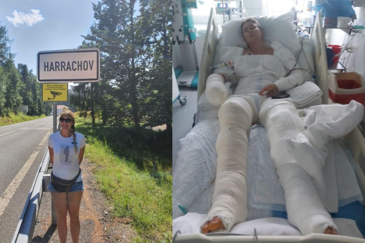 Stanęła w płomieniach podczas festiwalu. Syn zbiera na leczenie mamy