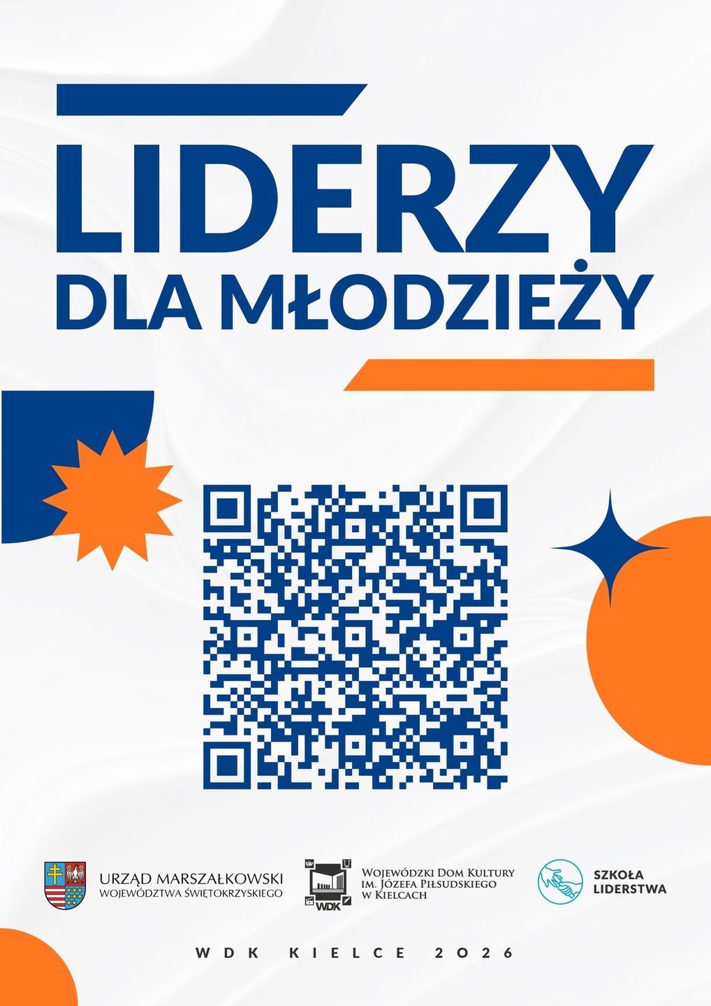 Program "Liderzy dla młodzieży" - plakat