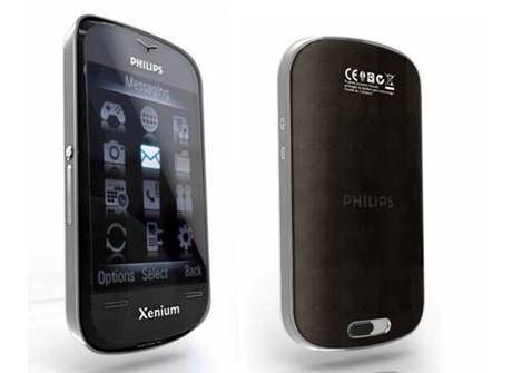 Dotykowy Philips Xenium X800 z budową e2e 1