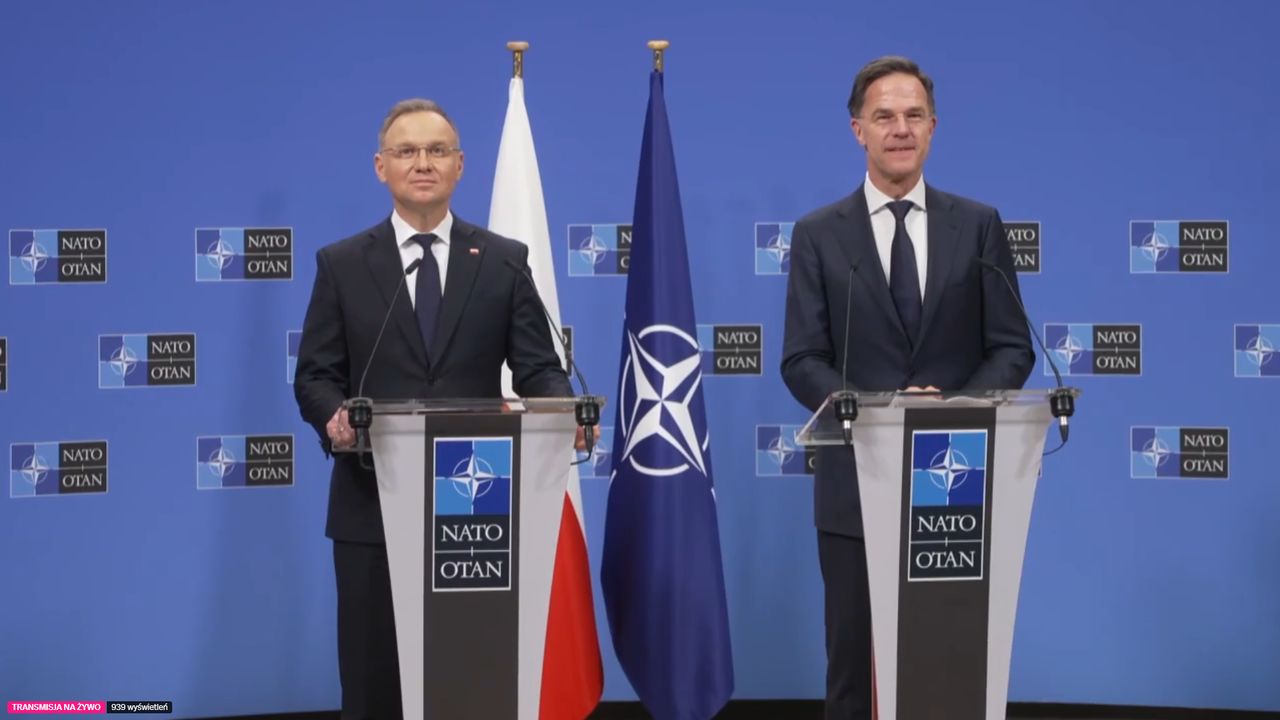 Duda chce większych wydatków na obronność w NATO. "Złożyłem wniosek"