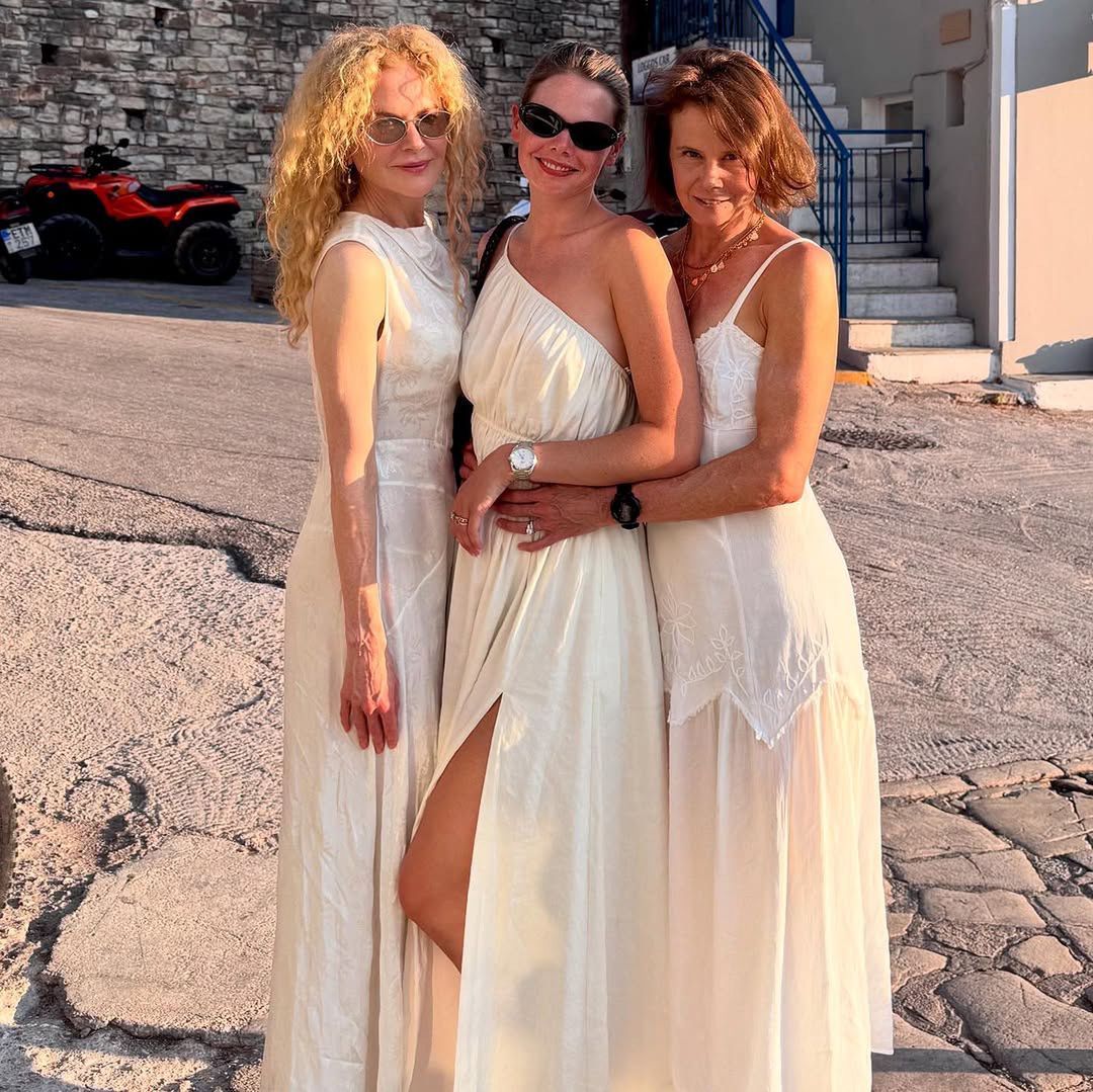 Nicole Kidman z młodszą siostrą, Antonią i jej córką