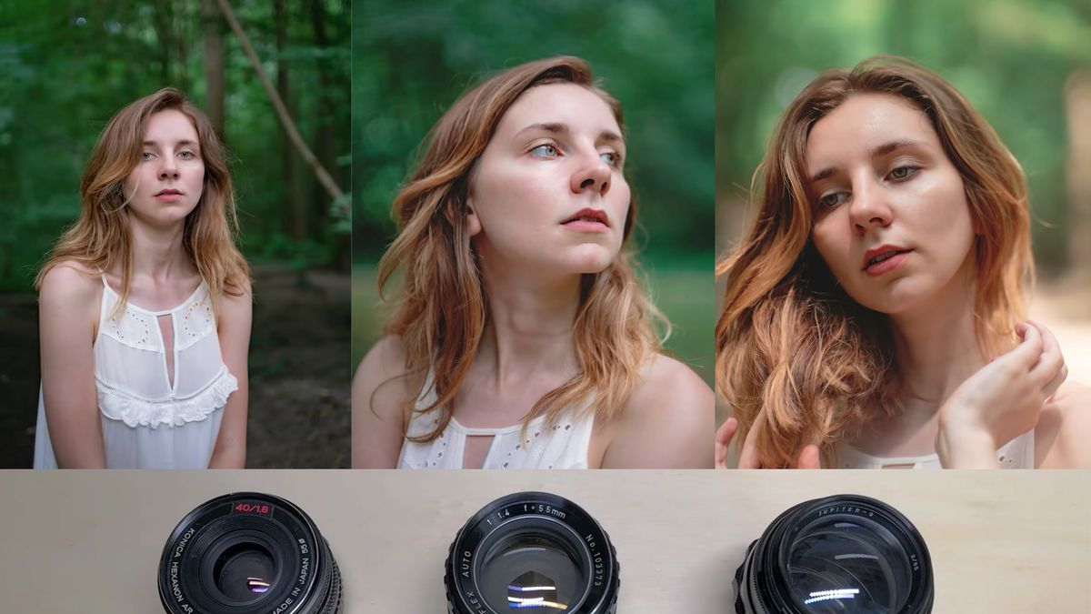 3 różne obiektywy retro i jedna modelka. Zobacz zdjęcia 1