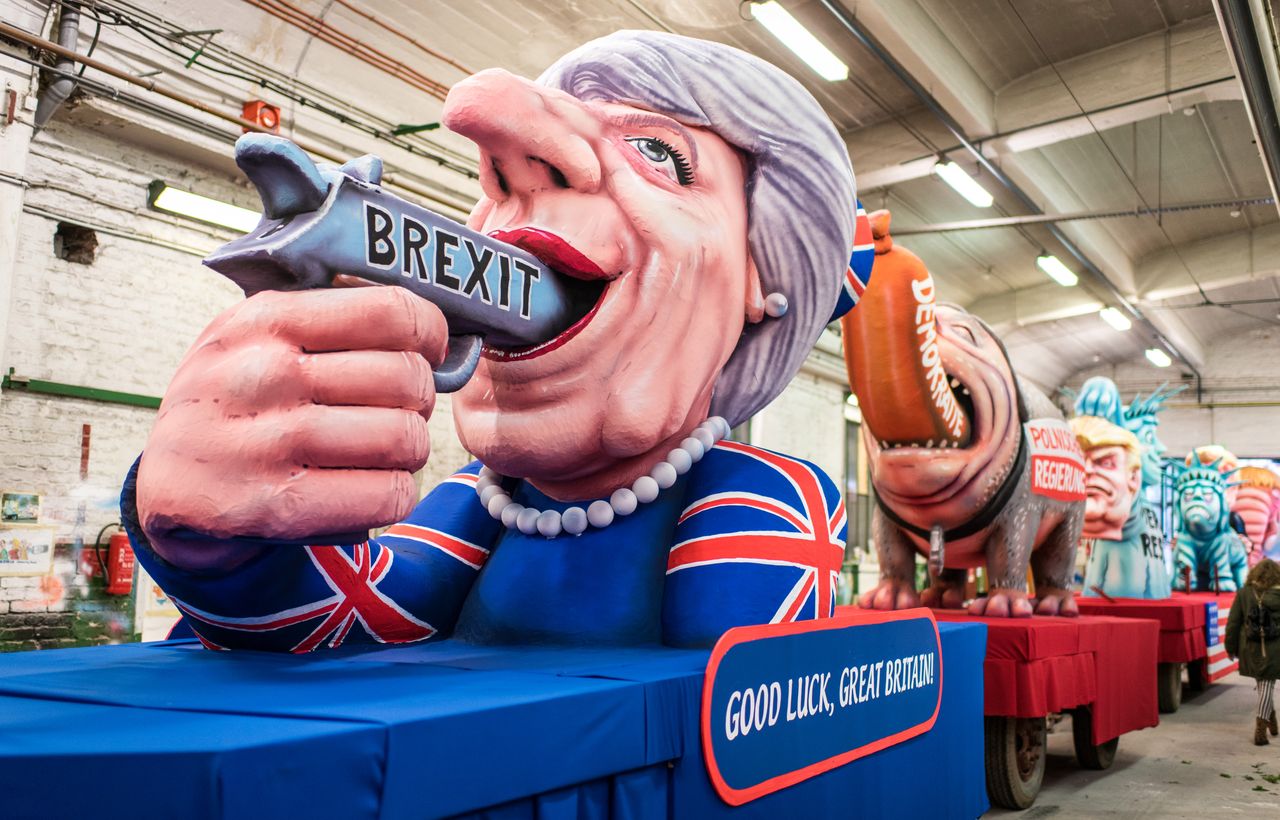 Firma od kampanii Brexit Leave ma obecnie powodzenie u rządu w UK, fot. Lukas Schulze/Getty Images