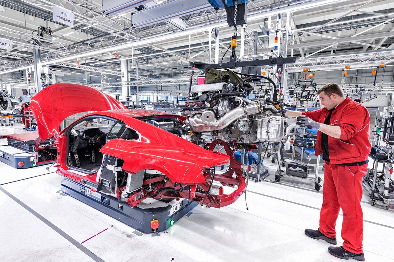 Fabryka Audi R8 w Neckarsulm